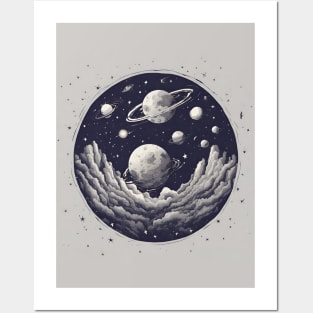 Celestial Bodies Stars Planets Outer Space Astro Posters and Art